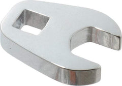 Proto - 9/16" 3/8" Drive Chrome Open End Crowfoot Wrench - 1.24" Head Diam x 1/4" Head Thickness - Exact Industrial Supply