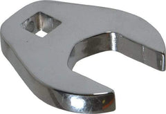Proto - 7/8" 3/8" Drive Chrome Open End Crowfoot Wrench - 1.781" Head Diam x 1/4" Head Thickness - Exact Industrial Supply