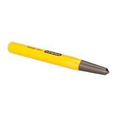 Stanley - 1/4" Center Punch - 4" OAL, Tempered Steel - Exact Industrial Supply