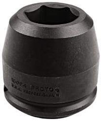 Proto - 2-1/2" Drive 3-3/4" Standard Impact Socket - 6 Points, 6-1/4" OAL - Exact Industrial Supply