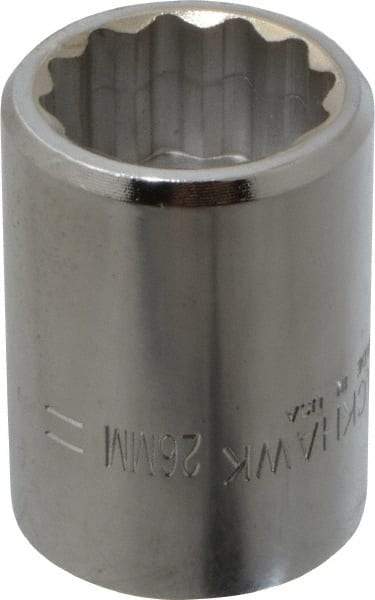 Blackhawk by Proto - 3/4" Drive, Standard Hand Socket - 12 Points, 2" OAL, Alloy Steel, Black Finish - Exact Industrial Supply