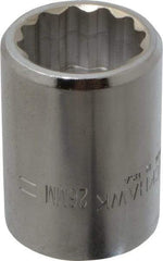 Blackhawk by Proto - 3/4" Drive, Standard Hand Socket - 12 Points, 2" OAL, Alloy Steel, Black Finish - Exact Industrial Supply