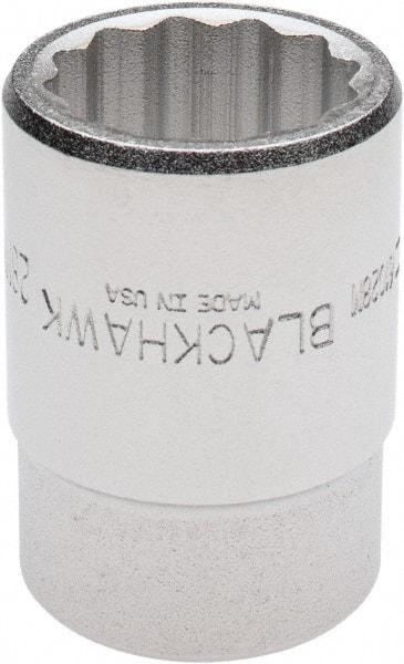 Blackhawk by Proto - 3/4" Drive, Standard Hand Socket - 12 Points, 2-13/64" OAL, Alloy Steel, Black Finish - Exact Industrial Supply