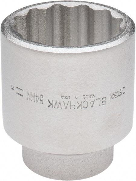 Blackhawk by Proto - 3/4" Drive, Standard Hand Socket - 12 Points, 3-13/64" OAL, Alloy Steel, Black Finish - Exact Industrial Supply