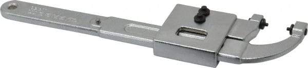 Facom - 0" to 1-31/32" Capacity, Satin Chrome Finish, Pin Spanner Wrench - 8-15/32" OAL, 2.5mm Hook Pin Height - Exact Industrial Supply