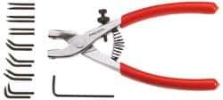 Facom - 200mm OAL, Cushion Grip Smooth Retaining Ring Pliers - Features Interchangeable Tips - Exact Industrial Supply