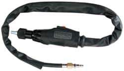 Florida Pneumatic - 5/16" Collet, Straight Handle, Straight Air Die Grinder - 2,800 RPM, 4 CFM, 0.5 hp, 90 psi, 1/4" Inlet - Exact Industrial Supply