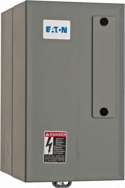 Eaton Cutler-Hammer - 2 Pole, 120 Coil VAC, 9 Amp NEMA Contactor - NEMA 1 Enclosure, 50/60 Hz - Exact Industrial Supply