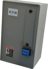 Eaton Cutler-Hammer - 208 Coil VAC, 27 Amp, NEMA Size 1, Nonreversible Enclosed Enclosure NEMA Motor Starter - 7-1/2 hp at 1 Phase, 1 Enclosure Rating - Exact Industrial Supply