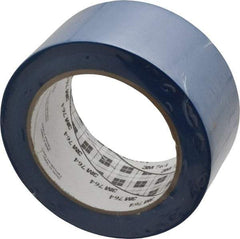 3M - Blue Solid Color Vinyl Tape - 2" Wide x 108' Long x 0.005" Thick, General Traffic - Exact Industrial Supply