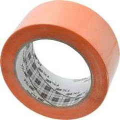 3M - Orange Solid Color Vinyl Tape - 2" Wide x 108' Long x 0.005" Thick, General Traffic - Exact Industrial Supply