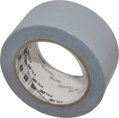 3M - Gray Solid Color Vinyl Tape - 2" Wide x 108' Long x 0.005" Thick, General Traffic - Exact Industrial Supply