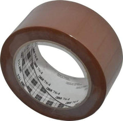 3M - Brown Solid Color Vinyl Tape - 2" Wide x 108' Long x 0.005" Thick, General Traffic - Exact Industrial Supply