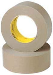 3M - 1-1/2" Wide x 60 Yd Long Brown Paper Masking Tape - Series 2517, 6.5 mil Thick, 35 In/Lb Tensile Strength - Exact Industrial Supply