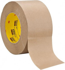 3M - 3" Wide x 60 Yd Long Brown Paper Masking Tape - Series 2517, 6.5 mil Thick, 35 In/Lb Tensile Strength - Exact Industrial Supply