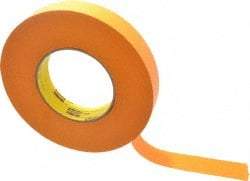 3M - 1" Wide x 60 Yd Long Orange Paper Masking Tape - Series 2525, 9.5 mil Thick, 49 In/Lb Tensile Strength - Exact Industrial Supply