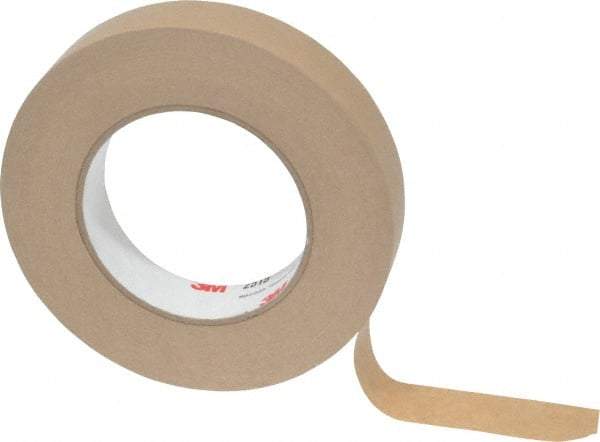 3M - 1" Wide x 60 Yd Long Tan Paper Masking Tape - Series 2515, 6.7 mil Thick, 36 In/Lb Tensile Strength - Exact Industrial Supply