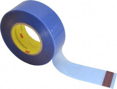 3M - 2" Wide x 72 Yd Long Blue Polyester Film Painter's Tape - Series 8905, 6.5 mil Thick, 110 In/Lb Tensile Strength - Exact Industrial Supply