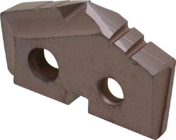 Allied Machine and Engineering - 57/64" Diam x 5/32" Thick, Seat Code 1, 132° Included Angle Spade Drill Insert - AM200 Coated, Cobalt, Grade Super Cobalt, Series GEN2 T-A - Exact Industrial Supply