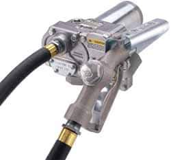 GPI - 12 GPM, 3/4" Hose Diam, Pump - 1" Inlet, 3/4" Outlet, 115 VAC, 12' Hose Length, 1/8 hp - Exact Industrial Supply