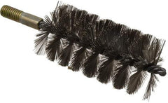 Value Collection - 2-1/4" Diam Helical Stainless Steel Tube Brush - 0.012" Filament Diam, 4-1/4" Brush Length, 7-1/2" OAL, 1/2-12 Male Shank - Exact Industrial Supply