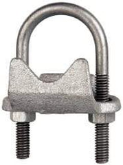 Cooper Crouse-Hinds - Malleable Iron Rigid Conduit Clamp - Electrogalvanized Finish - Exact Industrial Supply