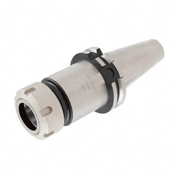 Iscar - 3mm to 26mm Capacity, 100mm Projection, DIN69871-50 Taper Shank, ER40 Collet Chuck - 0.0001" TIR, Through-Spindle & DIN Flange Coolant - Exact Industrial Supply