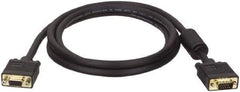 Tripp-Lite - 50' Long, HD15/HD15 Computer Cable - Black, Male x Female - Exact Industrial Supply