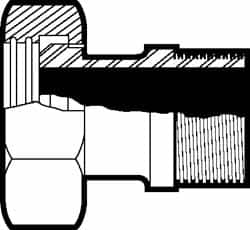 VNE - 1-1/2" Bevel Seat Style Sanitary Stainless Steel Pipe Adapter - Exact Industrial Supply