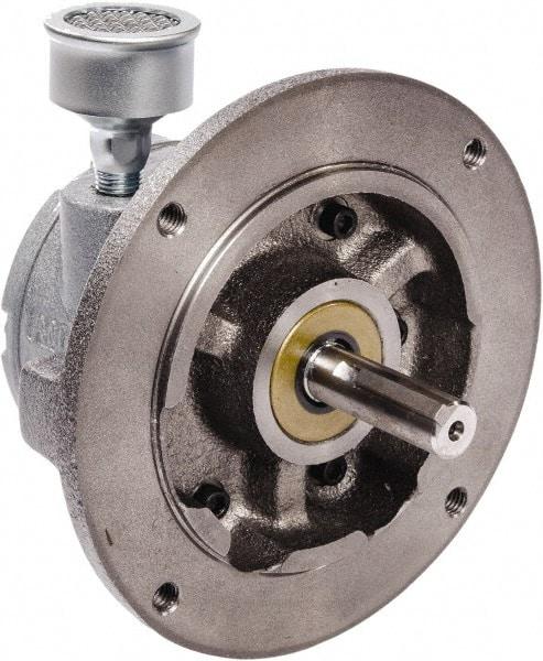 Gast - 1.7 hp Reversible Flange Air Actuated Motor - 0:00 Gear Ratio, 3,000 Max RPM, 1.181" Shaft Length - Exact Industrial Supply