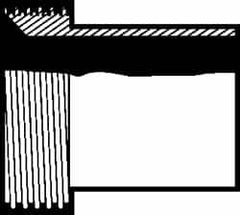 VNE - 4" Bevel Seat Style Sanitary Stainless Steel Pipe Long Welding Ferrule - Exact Industrial Supply