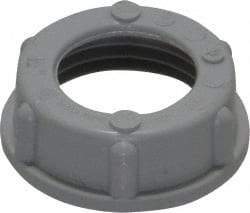 Cooper Crouse-Hinds - 1/2" Trade, Plastic Threaded Rigid/Intermediate (IMC) Conduit Bushing - Insulated - Exact Industrial Supply