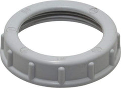 Cooper Crouse-Hinds - 1-1/2" Trade, Plastic Threaded Rigid/Intermediate (IMC) Conduit Bushing - Insulated - Exact Industrial Supply