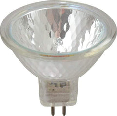 Philips - 50 Watt Halogen Commercial/Industrial 2 Pin Lamp - 3,100°K Color Temp, 960 Lumens, 12 Volts, Dimmable, MRC16, 6,000 hr Avg Life - Exact Industrial Supply