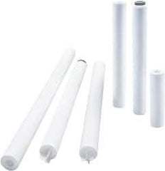 Parker - 2-1/2" OD, 25µ, Polyolefin Thermal Bonded Cartridge Filter - 10" Long - Exact Industrial Supply