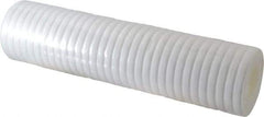 Parker - 2-1/2" OD, 1µ, Polyolefin Thermal Bonded Cartridge Filter - 10" Long - Exact Industrial Supply