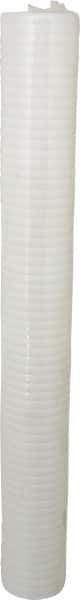 Parker - 2-1/2" OD, 1µ, Polyolefin Thermal Bonded Cartridge Filter - 20" Long - Exact Industrial Supply