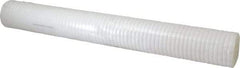Parker - 2-1/2" OD, 5µ, Polyolefin Thermal Bonded Cartridge Filter - 20" Long - Exact Industrial Supply