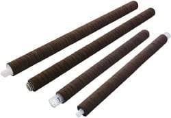 Parker - 2-1/2" OD, 25µ, Phenolic Resin Two Stage Design-Resin Bonded Cartridge Filter - 30" Long - Exact Industrial Supply