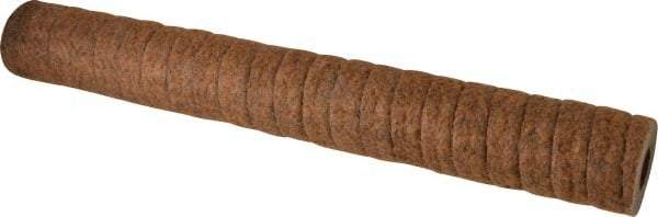 Parker - 2-1/2" OD, 10µ, Phenolic Resin Two Stage Design-Resin Bonded Cartridge Filter - 19-1/2" Long - Exact Industrial Supply