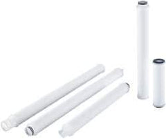 Parker - 2-1/2" OD, 30µ, Polypropylene Pleated-Melt Blown & Spun Bonded Cartridge Filter - 10" Long - Exact Industrial Supply