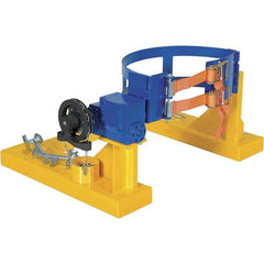 Vestil - 2,000 Lb Load Capacity, 55 Gal Forklift Drum Rotator - For 55 Gal Drums - Exact Industrial Supply