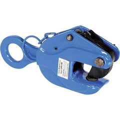 Vestil - 4,000 Lbs. Load Capacity Positive Locking Plate Clamp - 1.1 Inch Max Thickness, 2.88 Inch Throat Depth and 2.2 Inch Bale Opening - Exact Industrial Supply