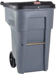 Rubbermaid - 65 Gal Gray Rectangle Confidential Document Container - 41.8" High x 32.3" Long x 25.3" Wide - Exact Industrial Supply