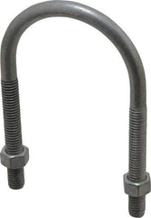 Cooper Crouse-Hinds - Malleable Iron Rigid U-Bolts - 2" Rigid, Electrogalvanized Finish - Exact Industrial Supply