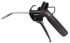 Silvent - 145 Max psi Stainless Steel Safety Tip Pistol Grip Blow Gun - 1/4 NPT, 40" Tube Length, Acetal Body, Steel Blow Pipe, Stainless Steel Tip - Exact Industrial Supply