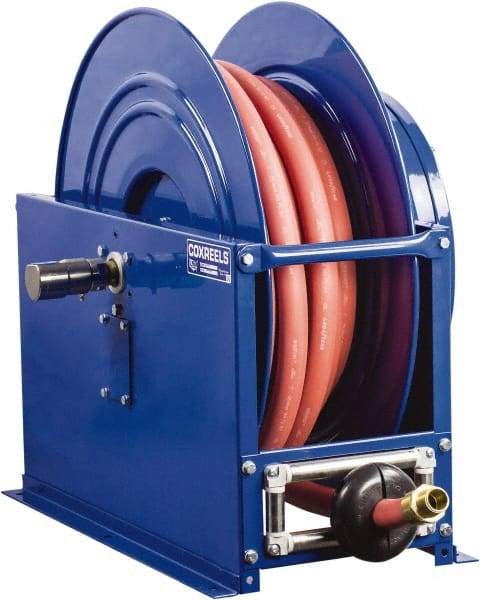 CoxReels - 75' Spring Retractable Hose Reel - 1,500 psi, Hose Included - Exact Industrial Supply