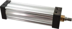 Parker - 10" Stroke x 3-1/4" Bore Double Acting Air Cylinder - 1/2 Port, 3/4-16 Rod Thread, 250 Max psi, -10 to 165°F - Exact Industrial Supply