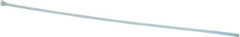 Thomas & Betts - 11.1" Long Natural (Color) Nylon Standard Cable Tie - 30 Lb Tensile Strength, 1.31mm Thick, 4" Max Bundle Diam - Exact Industrial Supply