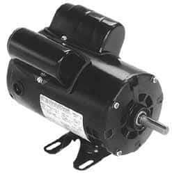 Marathon Electric - 7-1/2 Max hp, 3,470 Max RPM, Electric AC DC Motor - 208-230 V Input, Single Phase, 213T Frame, 1.38" Shaft Diam - Exact Industrial Supply